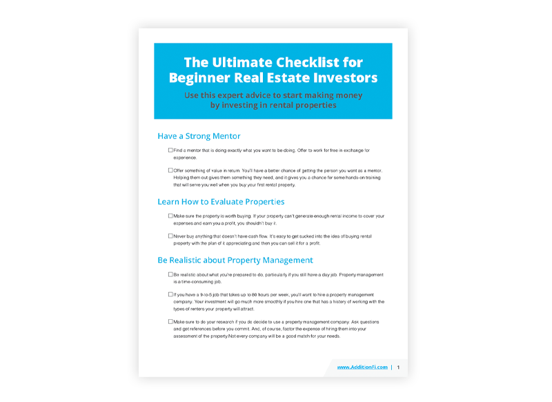 The Ultimate Checklist for Beginner Real Estate Investors