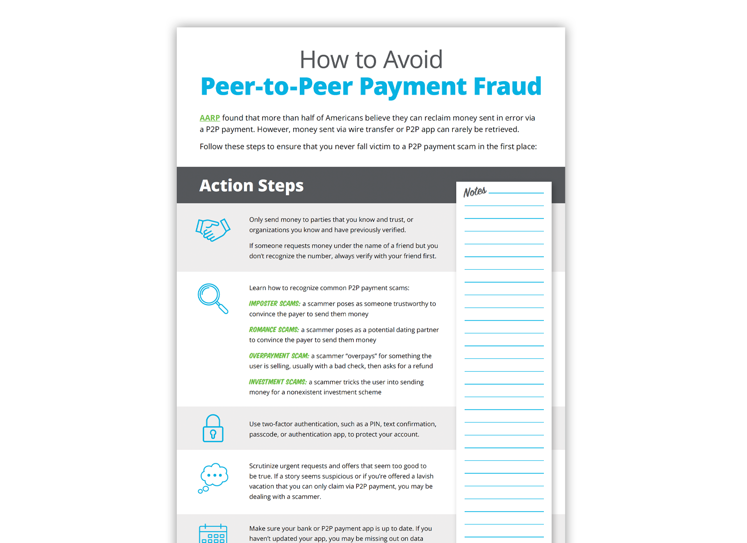 Peer-to-Peer Payment Security Checklist