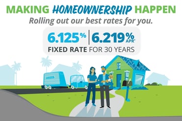 Making Homeownership Happen. Rolling out our best rates for you.