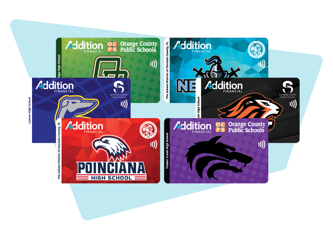 Addition Financial High School Branded Cards