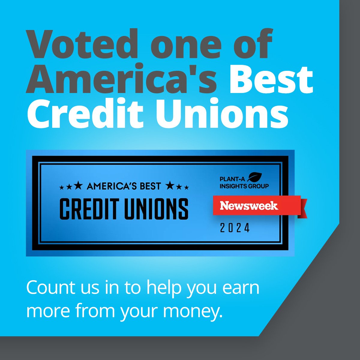Voted one of America's Best Credit Unions
